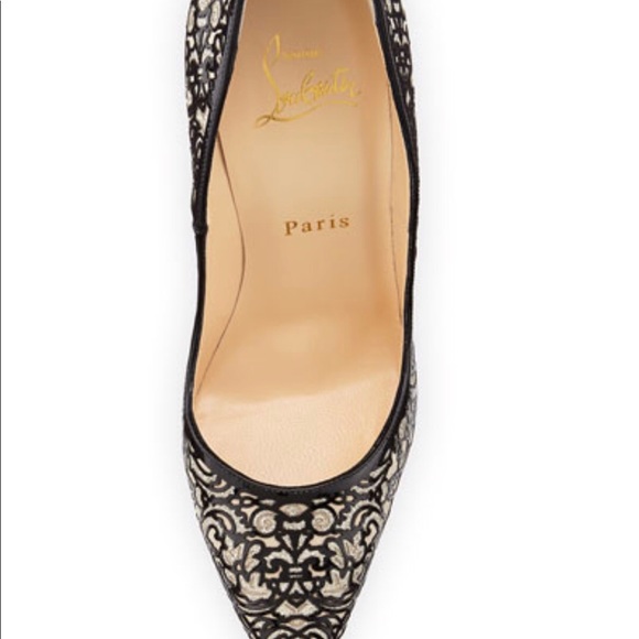 Louboutin laser cut glitter heels - Picture 3 of 3